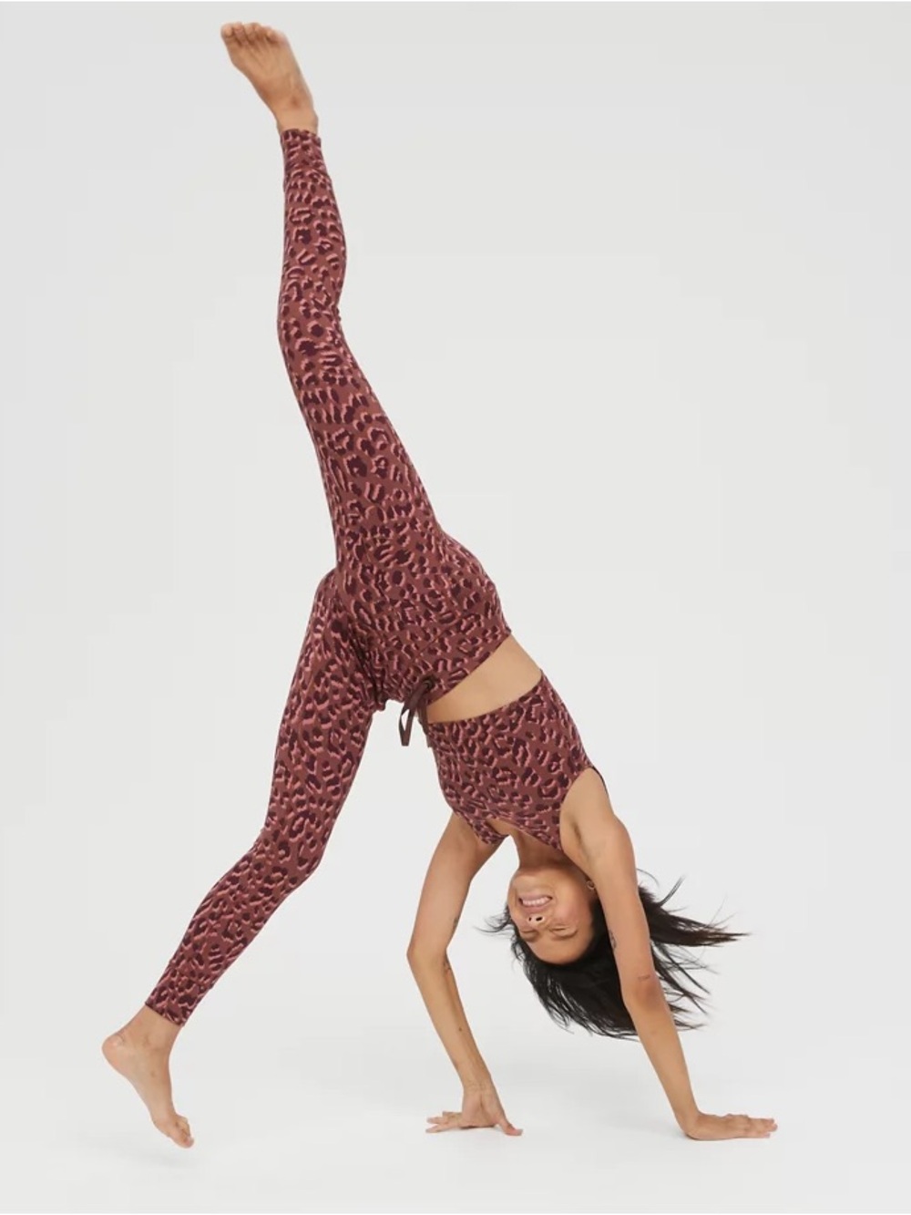 Offline by Aerie Jacquard Peak Legging Medium Cabin Fever